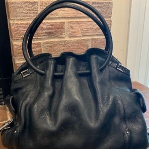 Cole Haan Black Leather Satchel